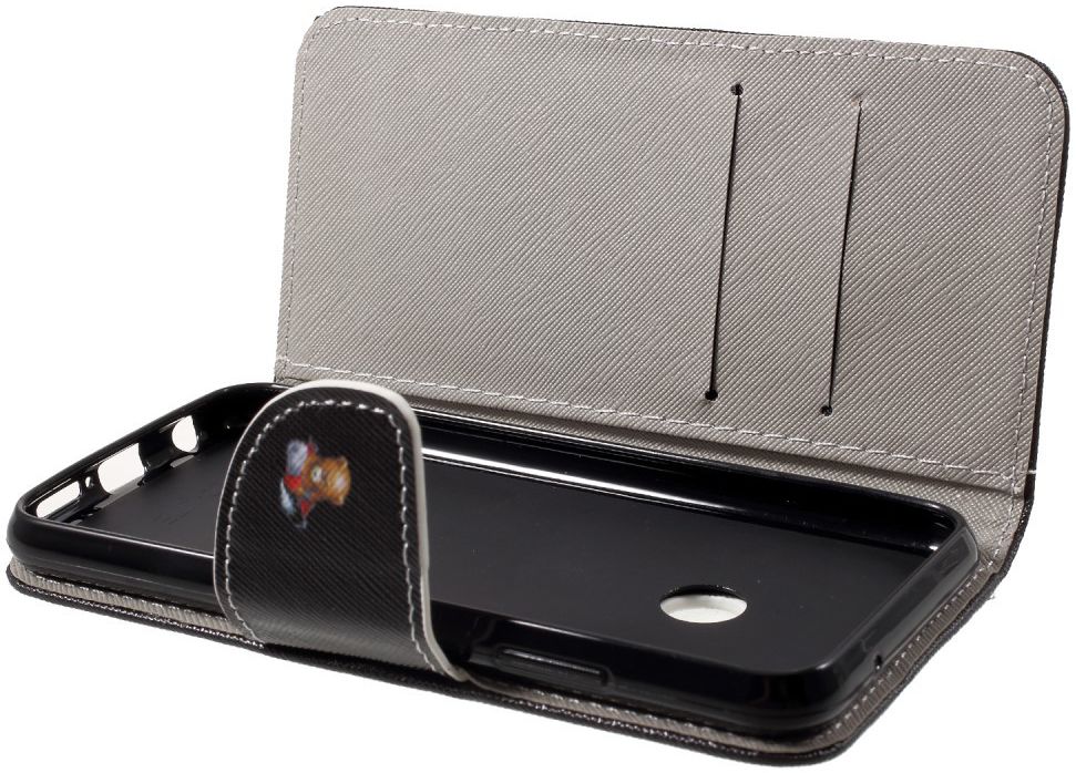 Huawei P20 Lite Portemonnee Hoesje met Print Teddy afbeelding 10