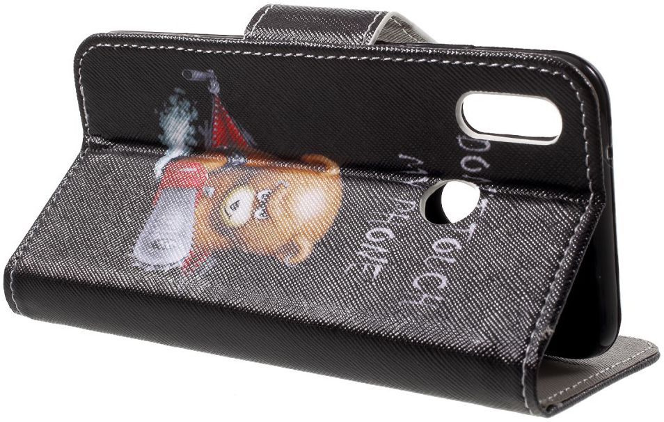 Huawei P20 Lite Portemonnee Hoesje met Print Teddy afbeelding 9