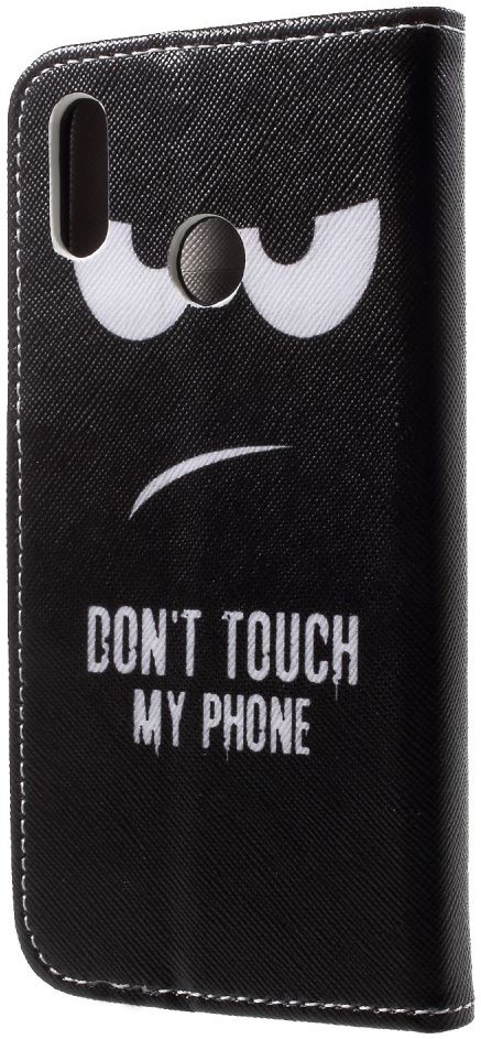 Huawei P20 Lite Portemonnee Hoesje met Print Don't Touch My Phone afbeelding 7