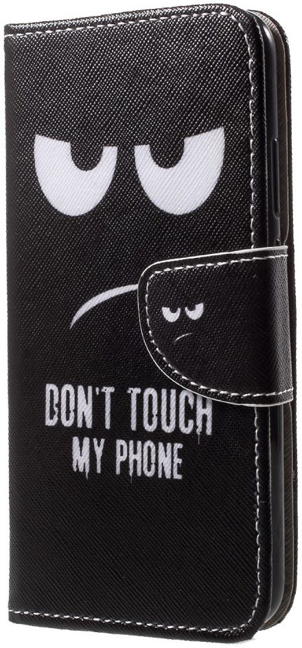 Huawei P20 Lite Portemonnee Hoesje met Print Don't Touch My Phone afbeelding 8