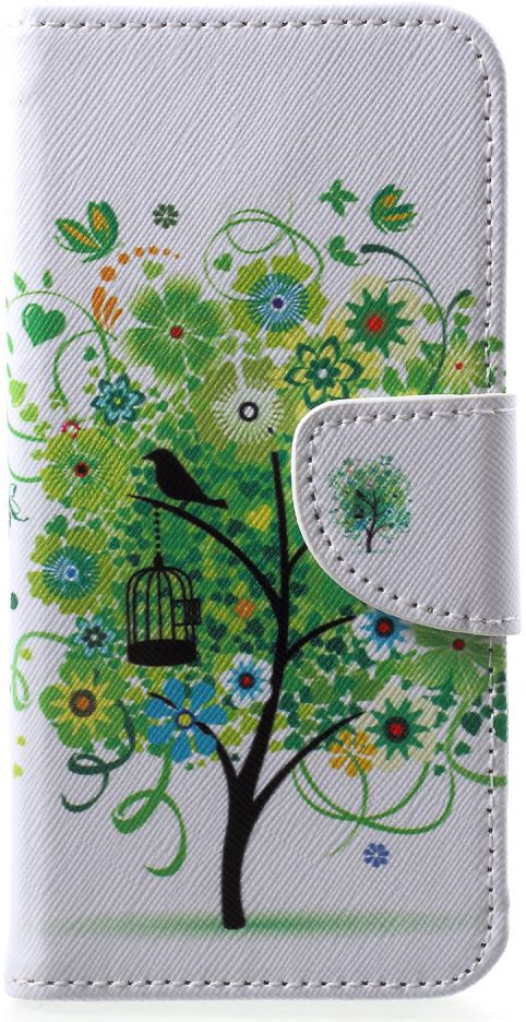 Huawei P20 Lite Portemonnee Hoesje met Print Boom afbeelding 1