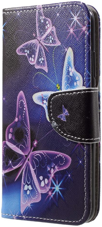 Huawei P20 Lite Portemonnee Hoesje met Print Vlinders afbeelding 8