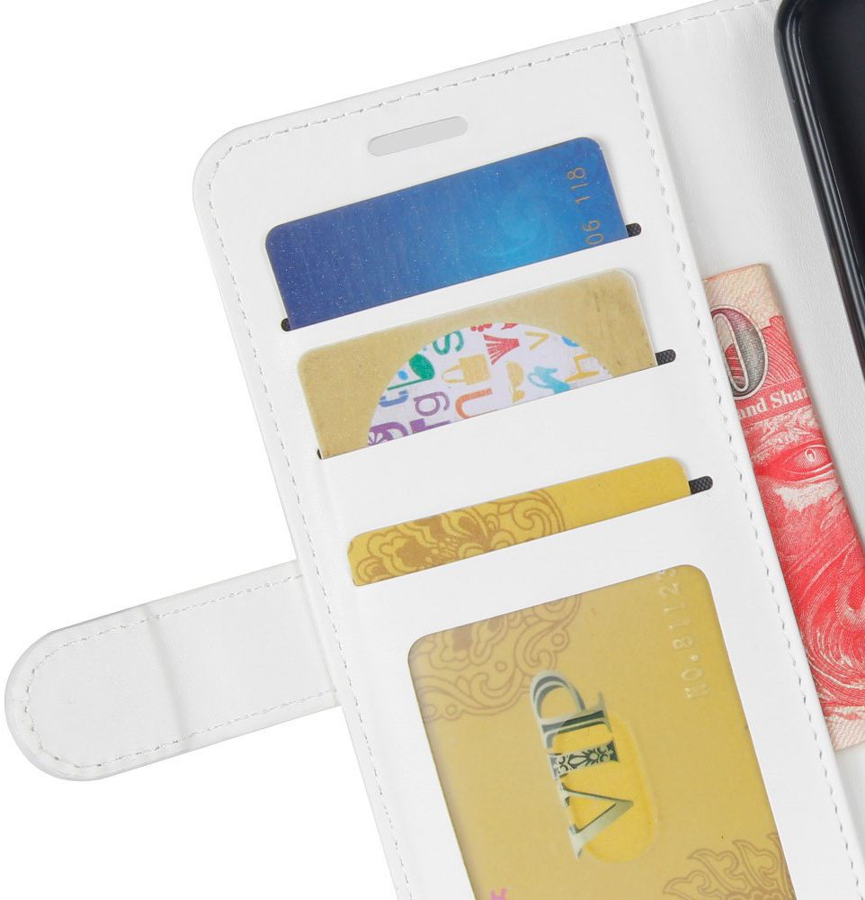 Huawei P20 Lite Hoesje met Kaarthouder Wit afbeelding 5