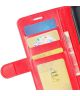 Huawei P20 Lite Hoesje met Kaarthouder Rood
