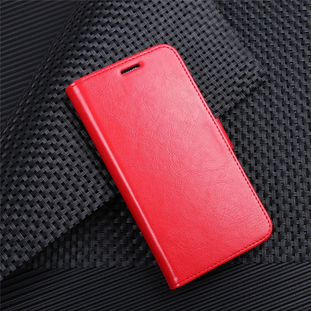 Huawei P20 Lite Hoesje met Kaarthouder Rood afbeelding 5