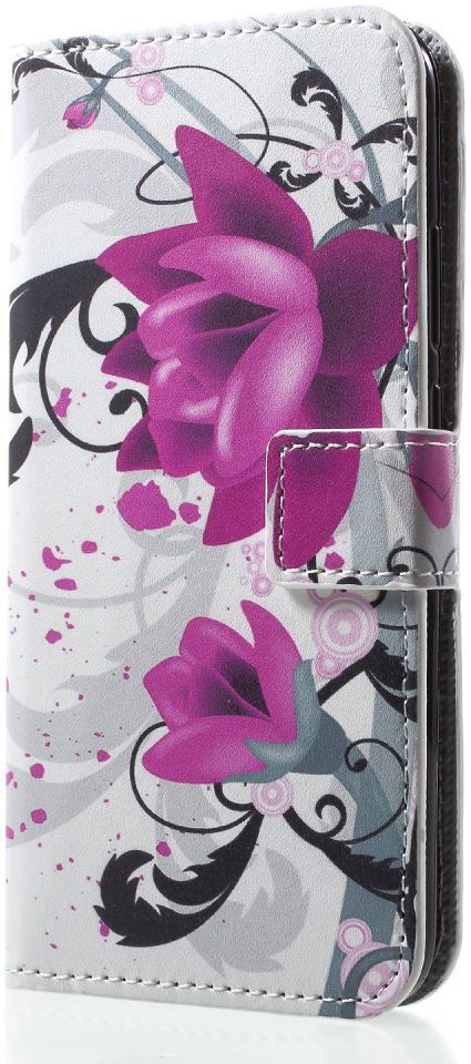 Huawei P20 Lite Portemonnee Hoesje met Print Roos afbeelding 8