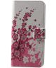 Huawei P20 Lite Portemonnee Hoesje met Print Blossom