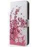Huawei P20 Lite Portemonnee Hoesje met Print Blossom