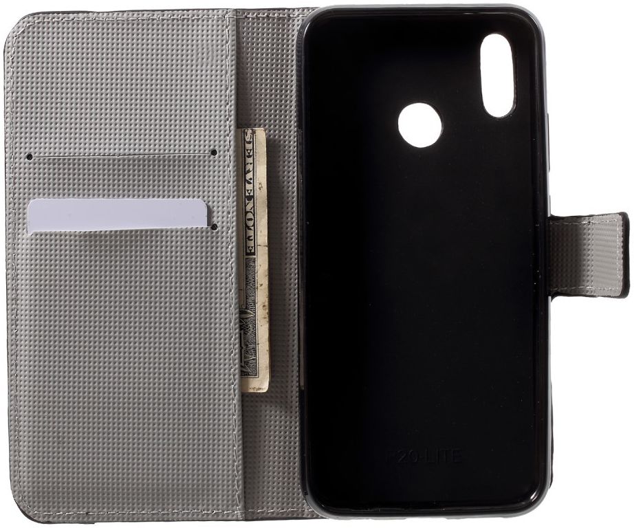 Huawei P20 Lite Portemonnee Hoesje met Print Blossom afbeelding 10
