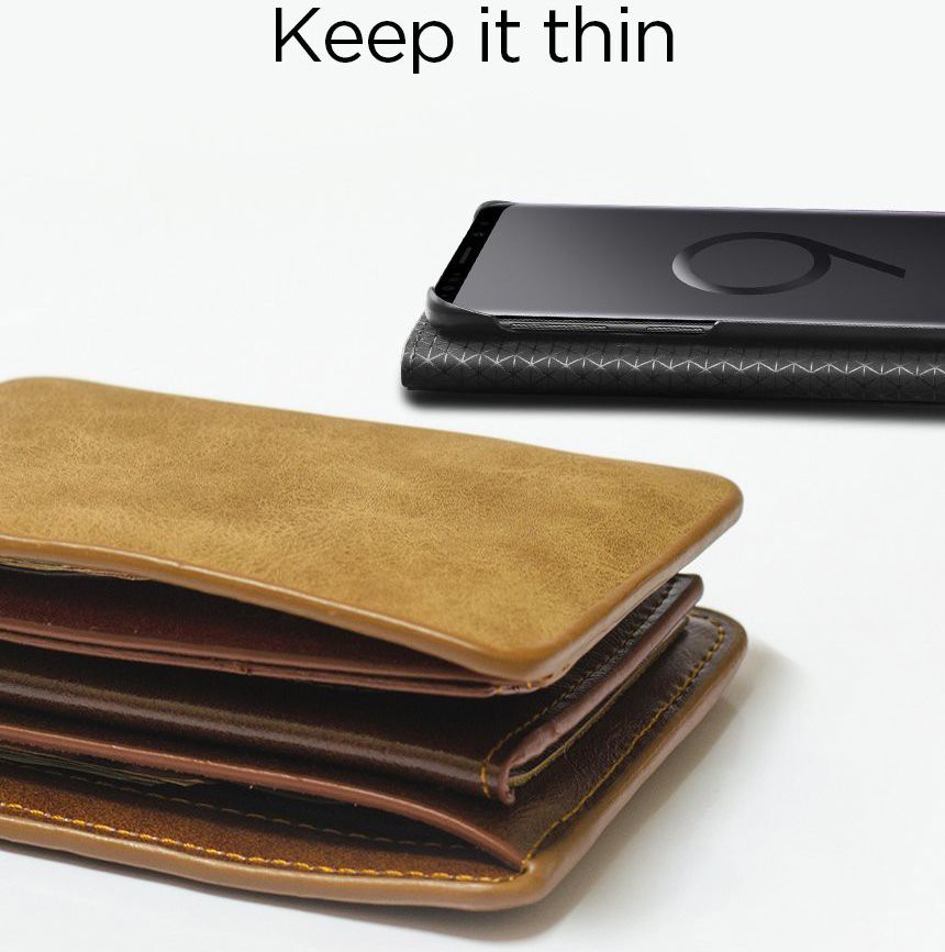 Spigen Wallet S Flip Hoesje Samsung Galaxy S9 Zwart afbeelding 7