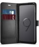 Spigen Wallet S Flip Hoesje Samsung Galaxy S9 Plus Zwart