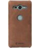 Krusell Sunne Back Cover Hoesje Sony Xperia XZ2 Compact Vintage Bruin