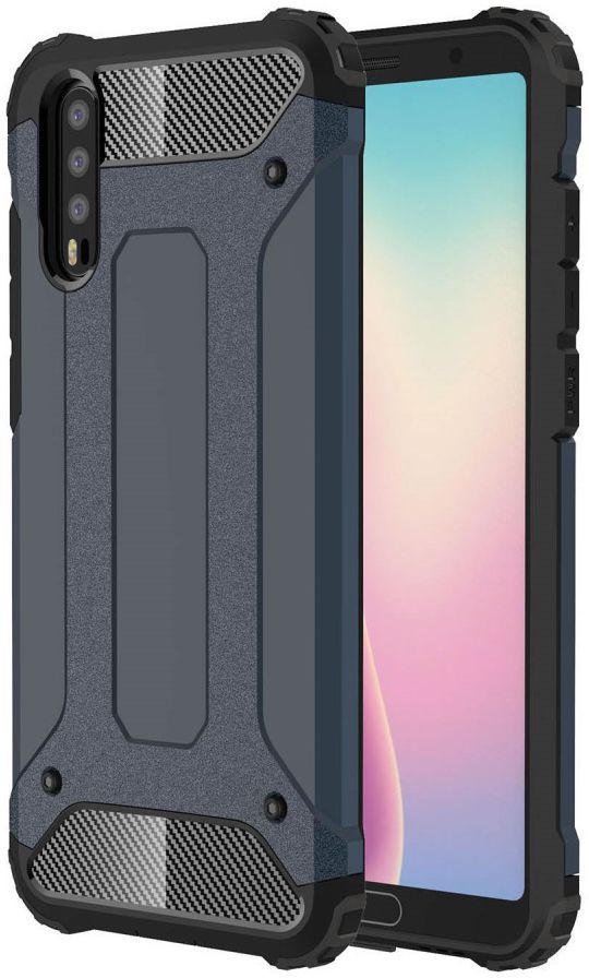 Huawei P20 Hybride Hoesje Blauw afbeelding 1