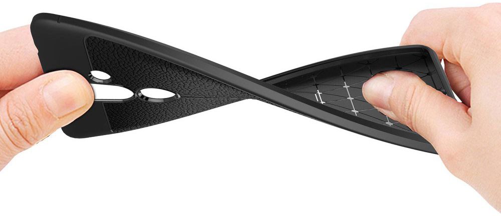 Nokia 7 Plus Rugged Armor Brushed TPU Hoesje Zwart afbeelding 10
