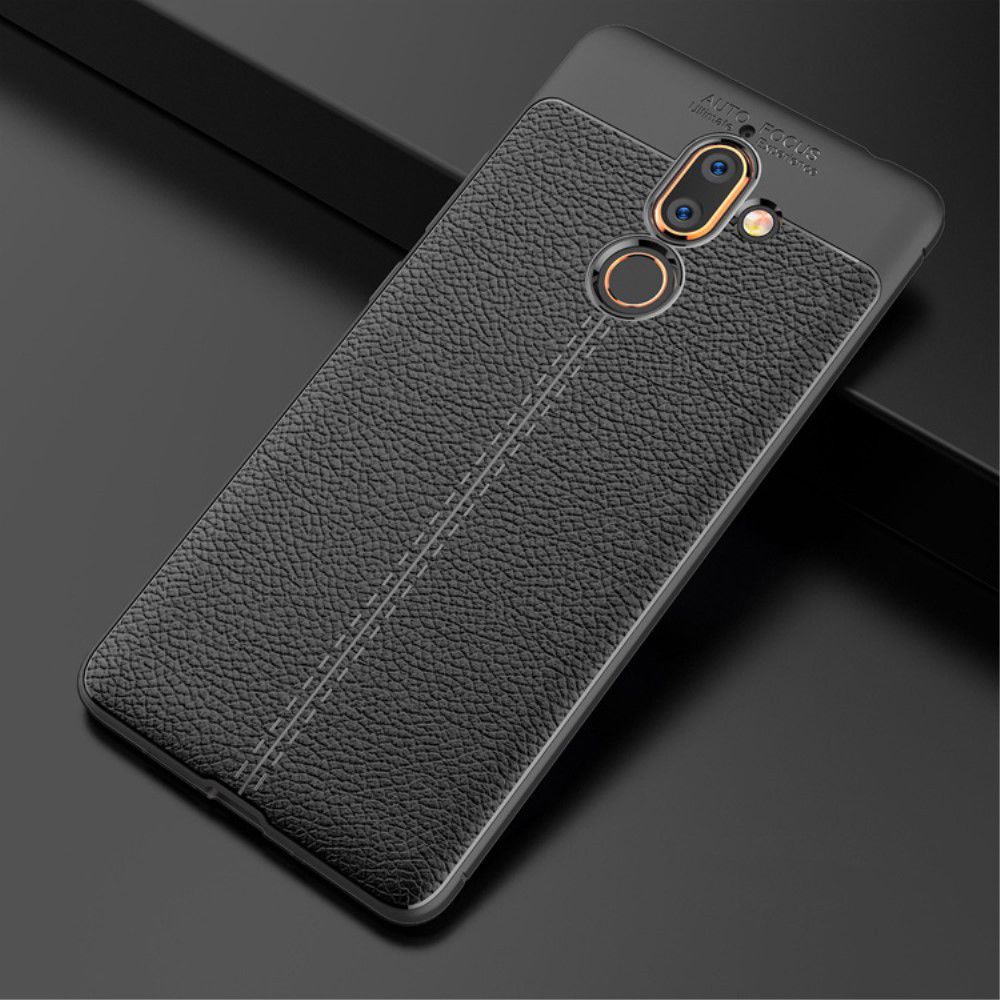 Nokia 7 Plus Rugged Armor Brushed TPU Hoesje Zwart afbeelding 25