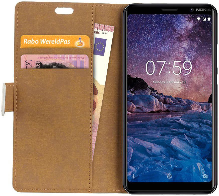 Nokia 7 Plus Portemonnee Hoesje met Post Print afbeelding 2