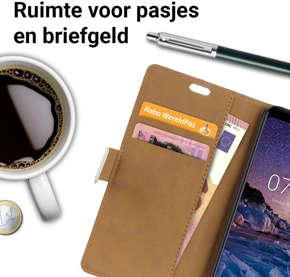 Nokia 7 Plus Portemonnee Hoesje met Post Print afbeelding 3