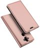 Dux Ducis Premium Book Case Nokia 8 Sirocco Hoesje Roze Goud