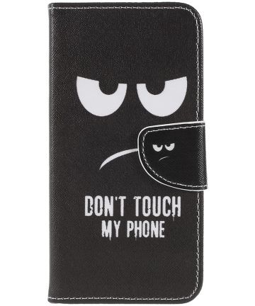 Sony Xperia XZ2 Portemonnee Hoesje Do Not Touch My Phone Hoesjes