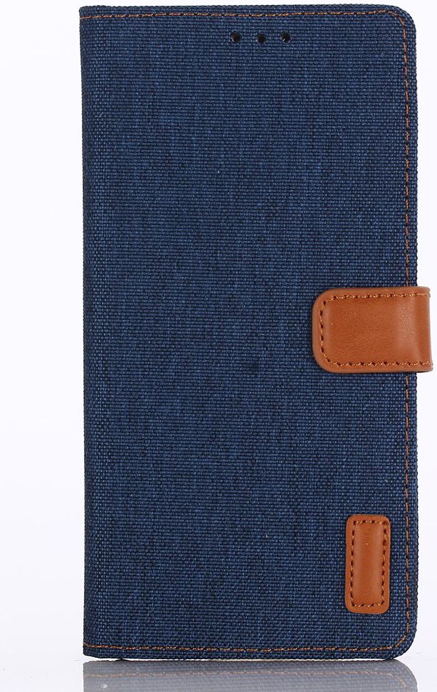 Sony Xperia XZ2 Denim Portemonnee Hoesje Blauw afbeelding 1
