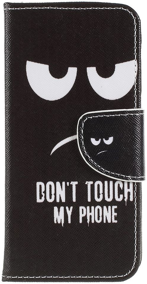 Sony Xperia XZ2 Compact Flip hoesje Print Don't Touch My Phone afbeelding 1