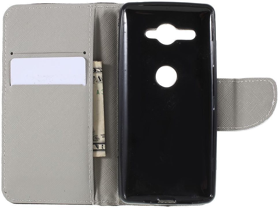 Sony Xperia XZ2 Compact Flip hoesje Print Boom afbeelding 6