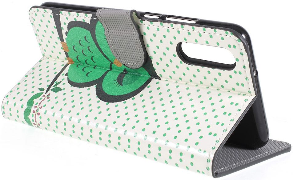 Huawei P20 Portemonnee Hoesje met Slapende Uil Print afbeelding 7