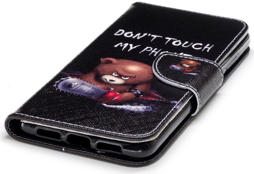 Huawei P20 Portemonnee Hoesje met Teddy Print afbeelding 9