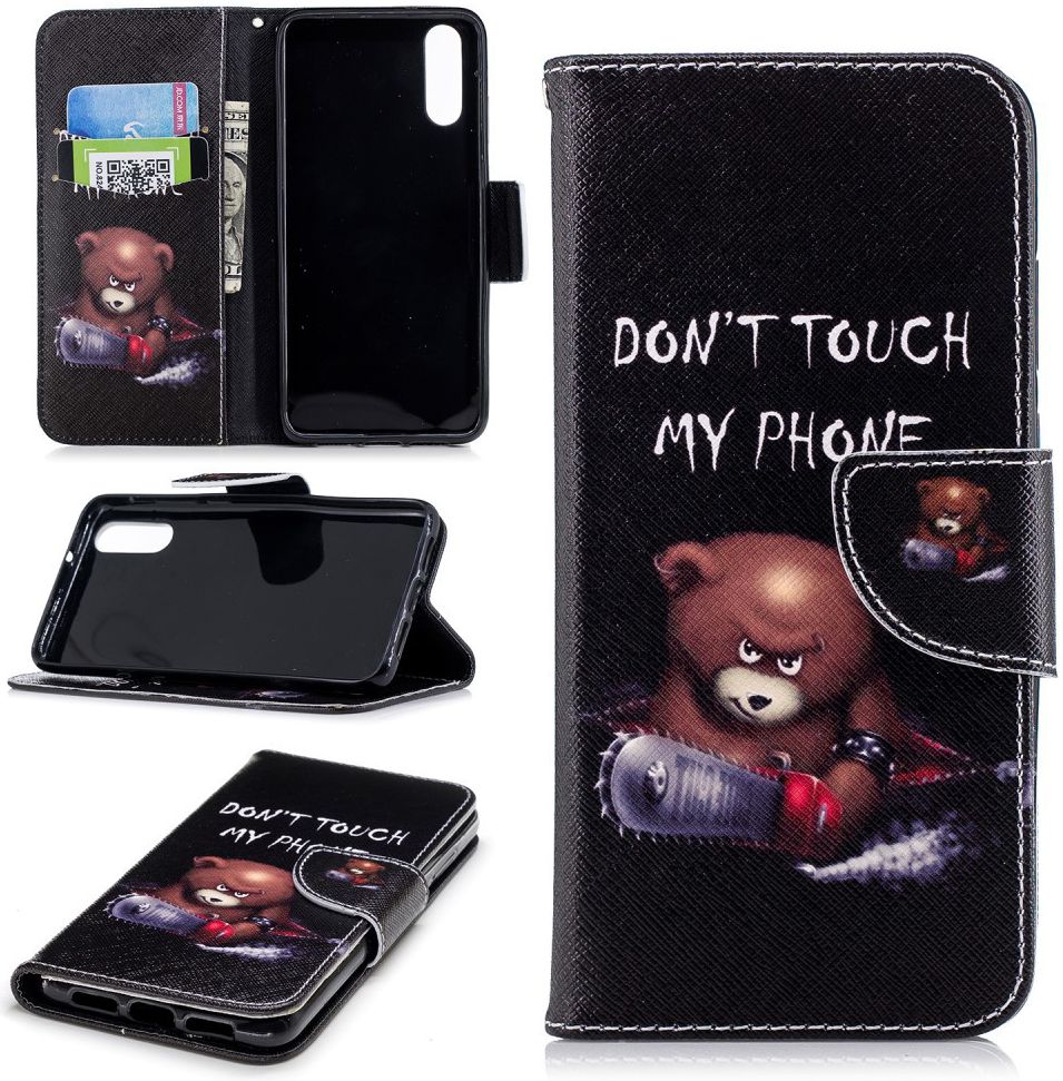 Huawei P20 Portemonnee Hoesje met Teddy Print afbeelding 12