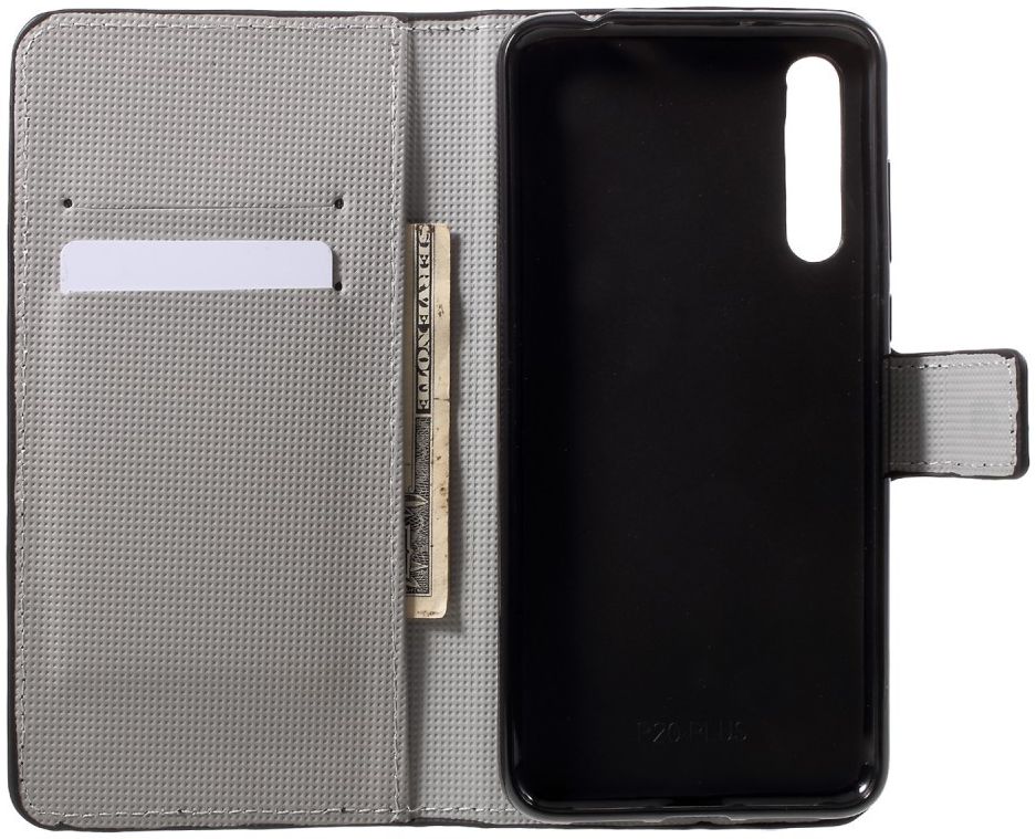 Huawei P20 Pro Portemonnee Hoesje Print Blauwe Vlinders afbeelding 7