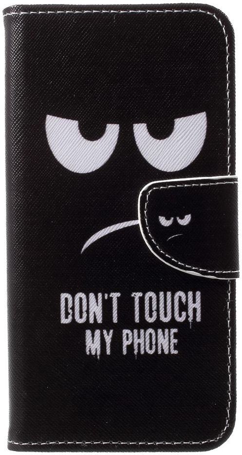 Huawei P20 Pro Portemonnee Hoesje Print Don't Touch My Phone afbeelding 1
