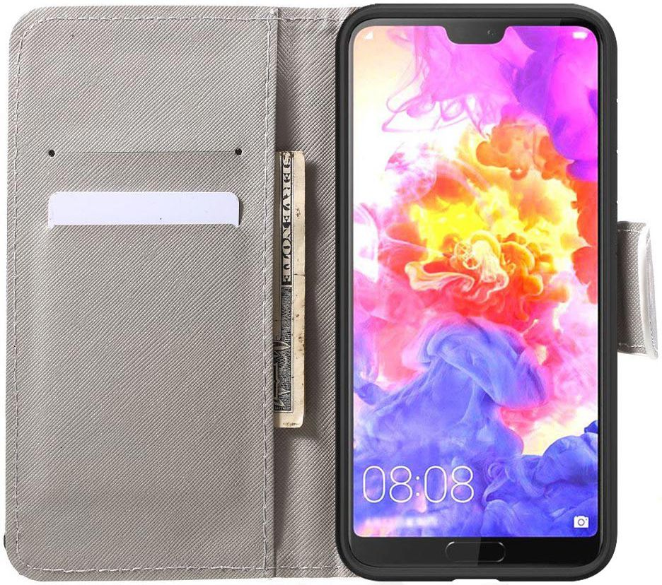 Huawei P20 Pro Portemonnee Hoesje Print Don't Touch My Phone afbeelding 2