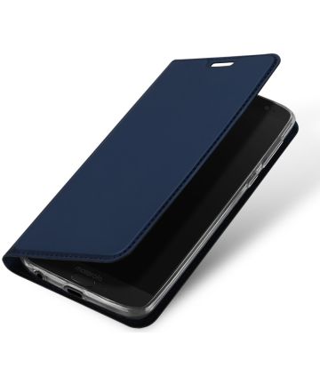 Dux Ducis Premium Book Case Motorola Moto G6 Hoesje Blauw Hoesjes
