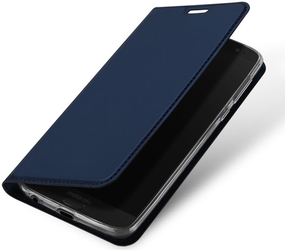 Dux Ducis Premium Book Case Motorola Moto G6 Hoesje Blauw afbeelding 1