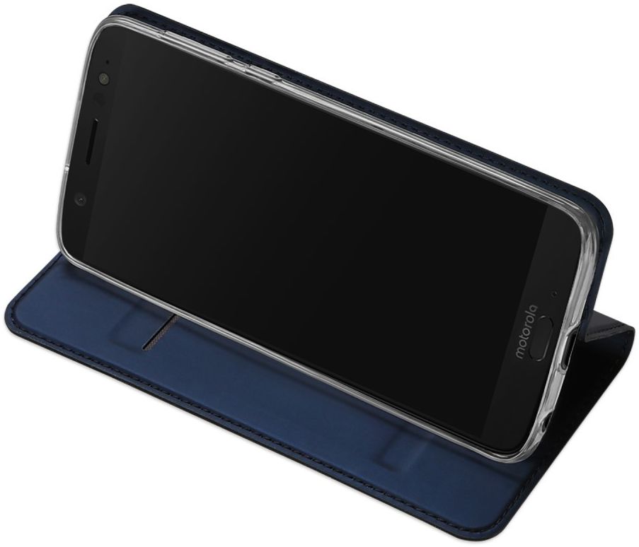 Dux Ducis Premium Book Case Motorola Moto G6 Hoesje Blauw afbeelding 4