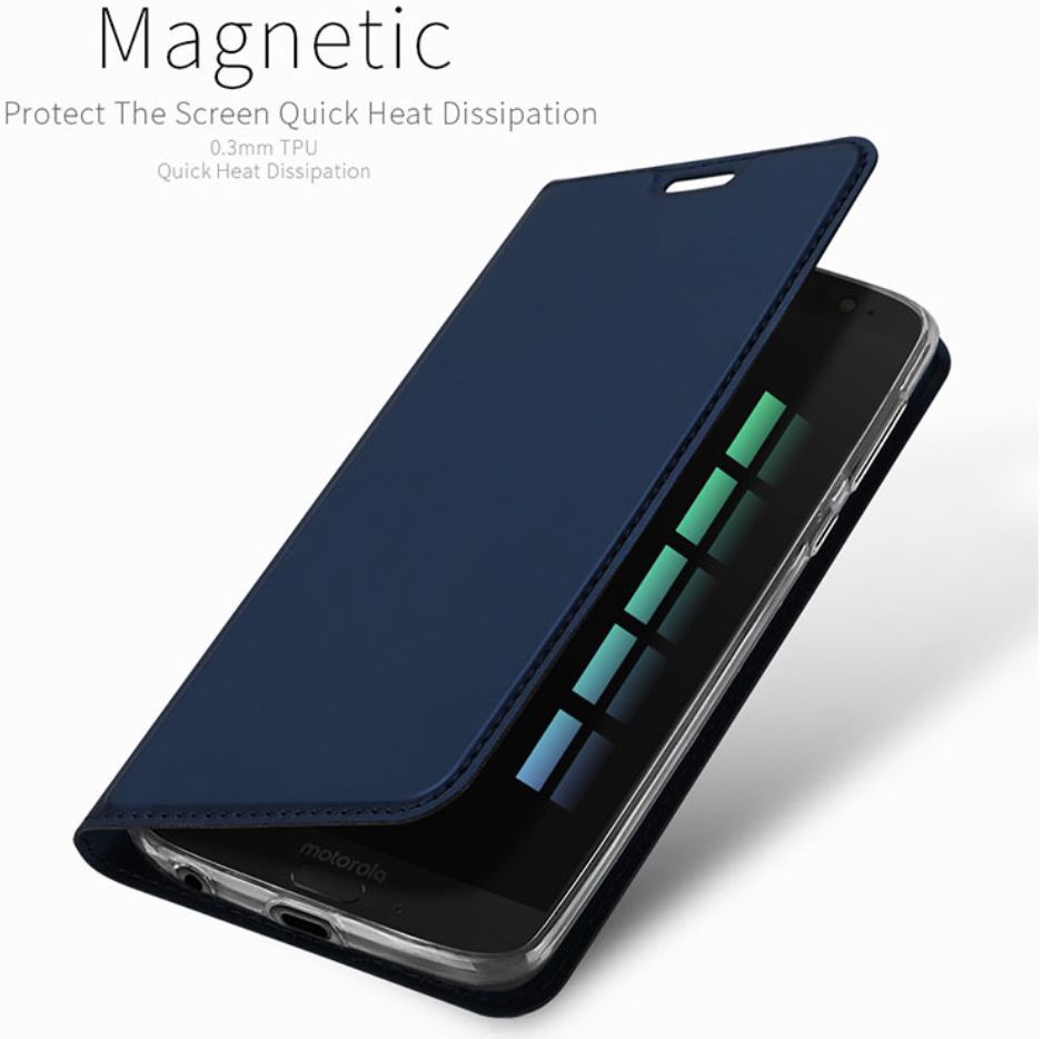 Dux Ducis Premium Book Case Motorola Moto G6 Hoesje Blauw afbeelding 9