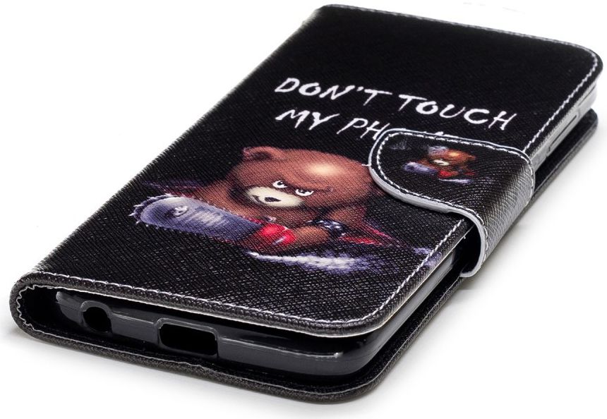 Motorola Moto G6 Portemonnee Hoesje met Teddy Print afbeelding 10