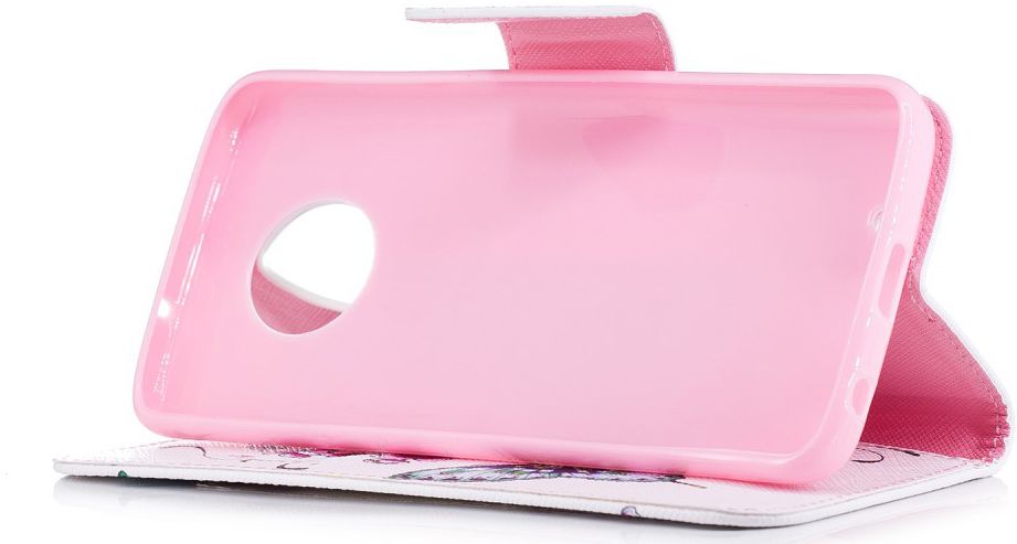 Motorola Moto G6 Portemonee Hoesje met Vlinders Print afbeelding 7