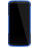 Motorola Moto G6 Plus Robuust Hybride Hoesje Blauw