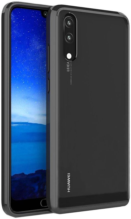 Huawei P20 Hoesje Armor Backcover Zwart afbeelding 1