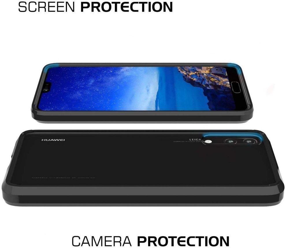 Huawei P20 Hoesje Armor Backcover Zwart afbeelding 5
