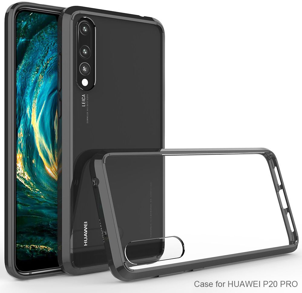 Huawei P20 Pro Hoesje Armor Backcover Zwart afbeelding 7
