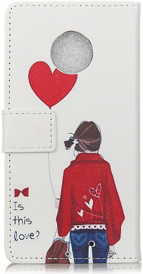 Motorola Moto G6 Plus Portemonnee Hoesje Print Hartballon afbeelding 9