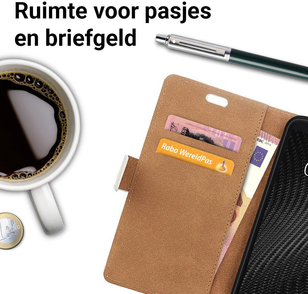 Motorola Moto G6 Plus Portemonnee Hoesje Print Uilen afbeelding 3