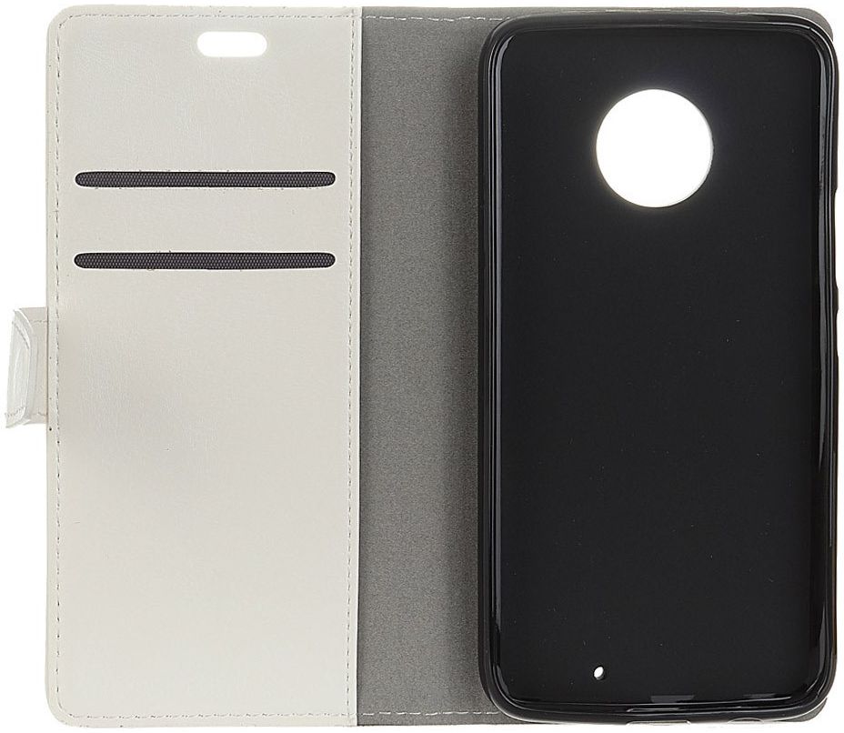 Motorola Moto G6 Plus Hoesje met Kaarthouder Wit afbeelding 7