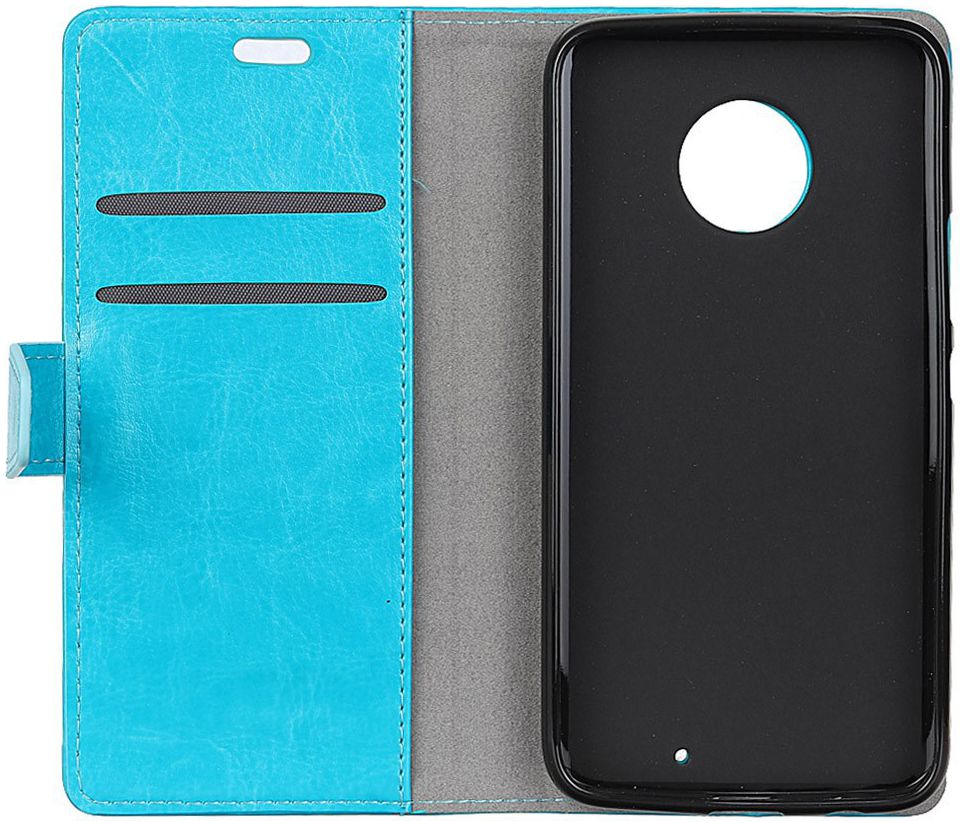 Motorola Moto G6 Plus Hoesje met Kaarthouder Blauw afbeelding 7