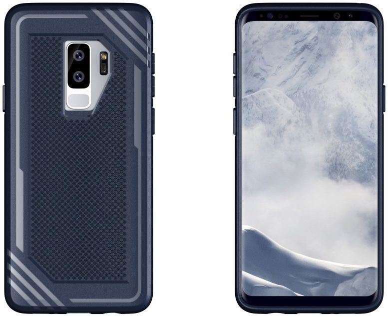 Samsung Galaxy S9 Plus TPU Hoesje Extra Grip Blauw afbeelding 3