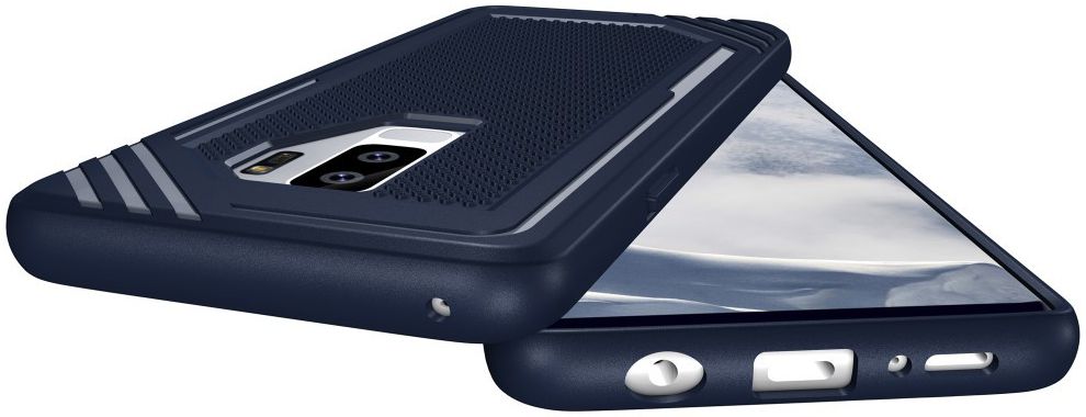 Samsung Galaxy S9 Plus TPU Hoesje Extra Grip Blauw afbeelding 4