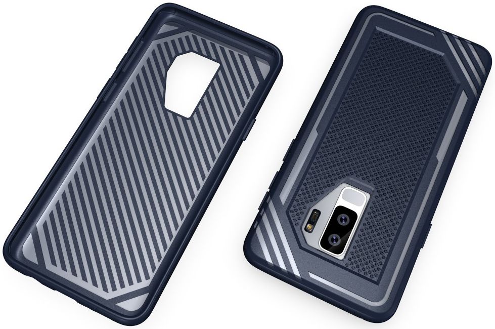 Samsung Galaxy S9 Plus TPU Hoesje Extra Grip Blauw afbeelding 6