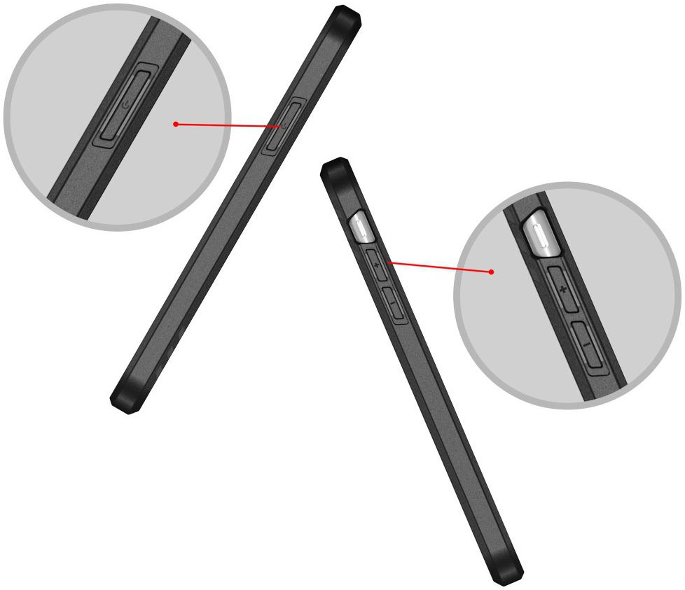 Apple iPhone X TPU Hoesje Extra Grip Zwart afbeelding 10